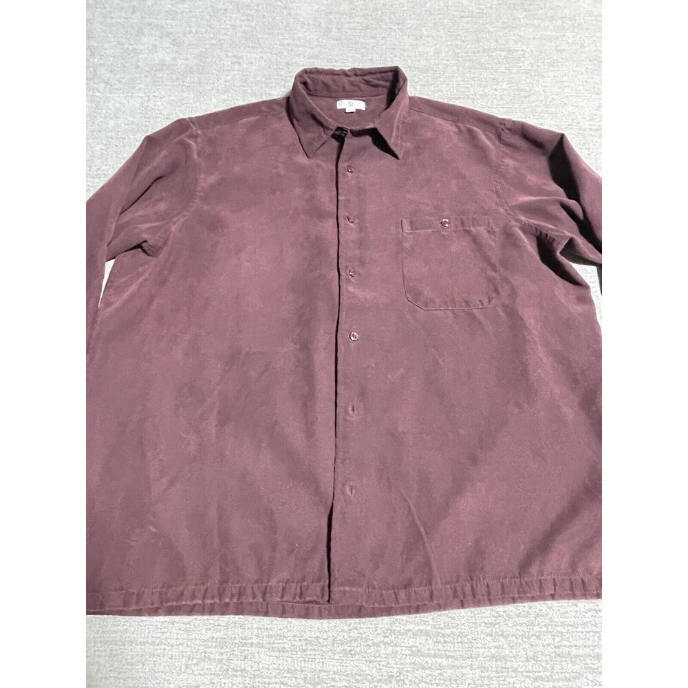 Apt 9 Men’s Button Down Shirt XL Red Shirt Soft